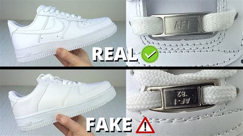 how do you know if airforces are fake